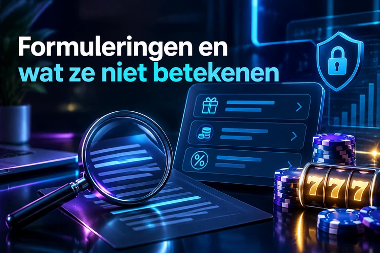 Formuleringen en wat ze niet betekenen